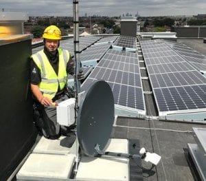 Paul Marsh - Senior Engineer on rooftop