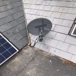 Rooftop Sky Satellite Dish